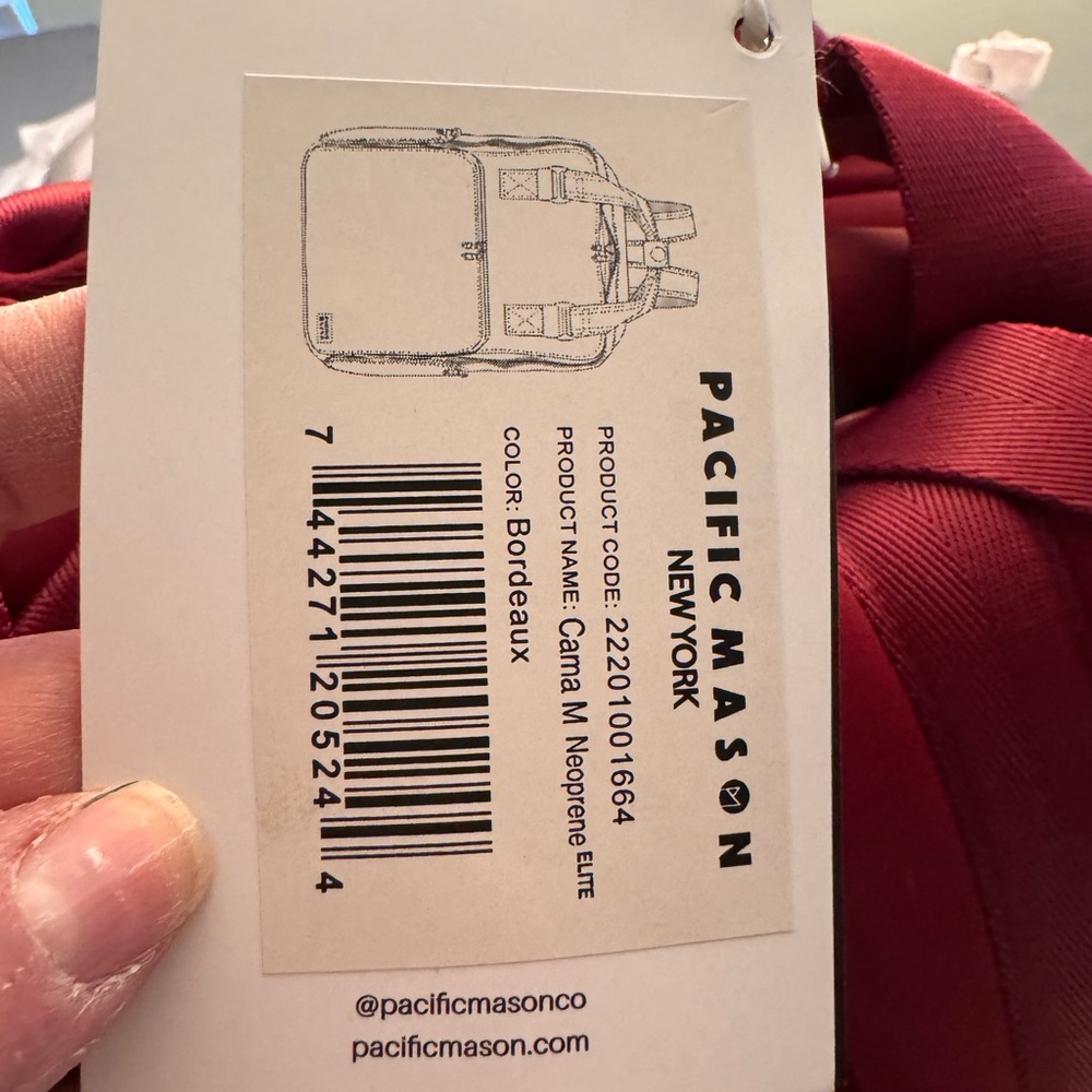 Pacific Mason CAMA (M) NEOPRENE ELITE BORDEAUX Backpack - Picture 8 of 9